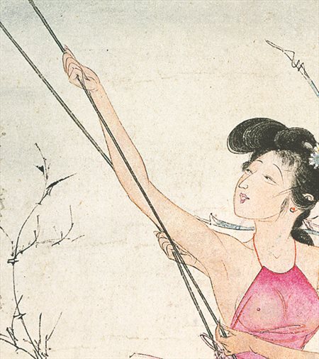 缙云-胡也佛的仕女画和最知名的金瓶梅秘戏图